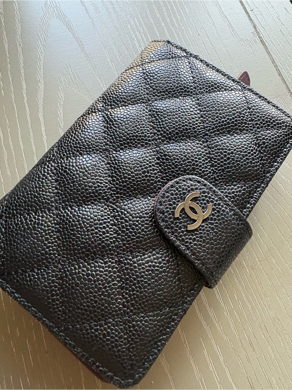 FASHION Black Caviar with Silver Hardware Wallet - Picture 5 of 15